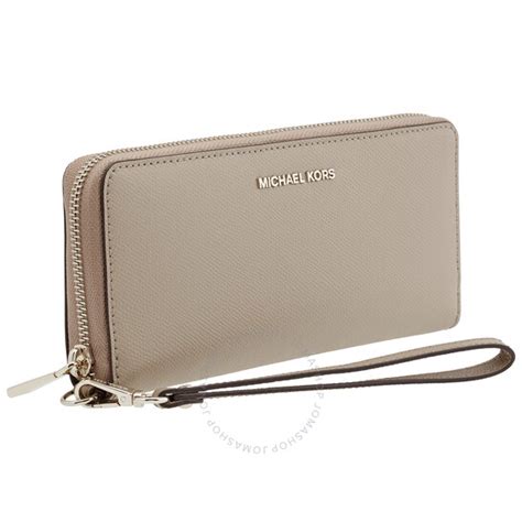 michael kors wallet truffle|Michael Kors Dark Nude Money Pieces Truffle Continental Wristlet.